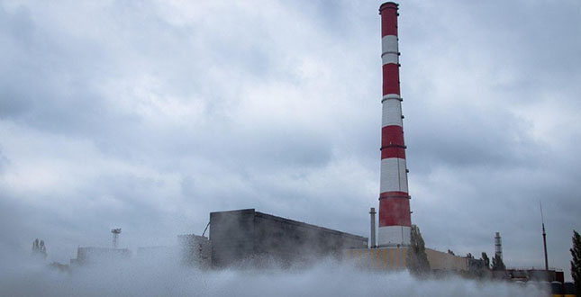 «Київтеплоенерго» завершило перший за 30 років ремонт димової труби ТЕЦ-6